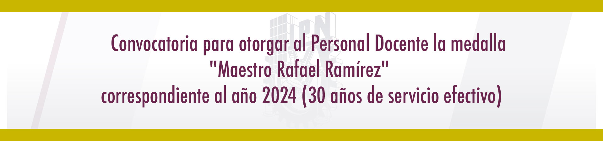 Convocatoria Docente medalla 